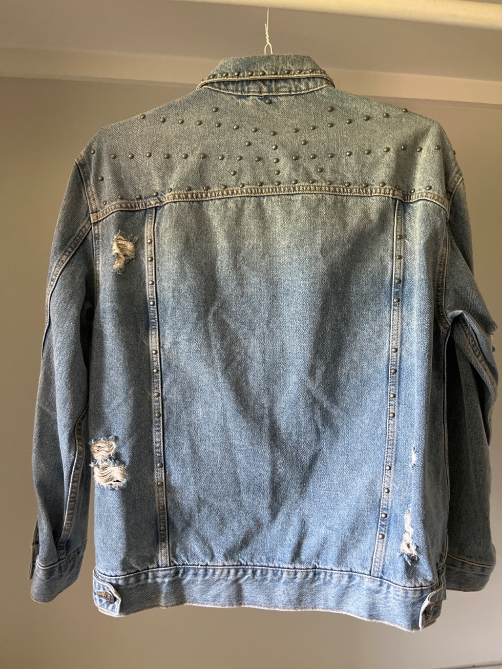Free People Denim Trucker Jacket - Picture 2 of 3